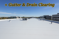 Commercial Roof Yearly Maintenance Plan + Gutter & Drain Cleaning